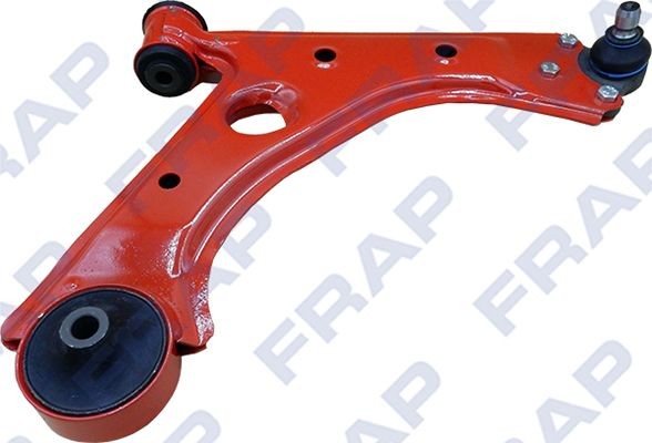 FRAP F2990FR: Носач, окачване на колелата FRAP ROSSO на предната ос отдясно, отдолу, стоманена пластина, с шарнир на носача/накрайник, с лагер