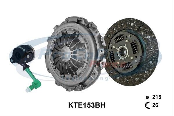 PROCODIS FRANCE KTE153BH: Kit frizione con dispositivo disinnesto centrale, con cuscinetto disinnesto