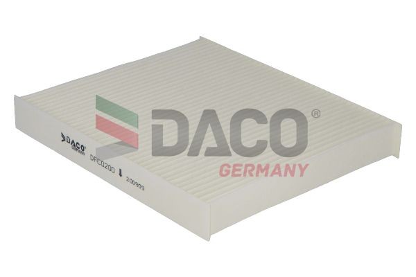 DACO Germany DFC0200: Filtrs, Salona telpas gaiss Daļiņu filtrs