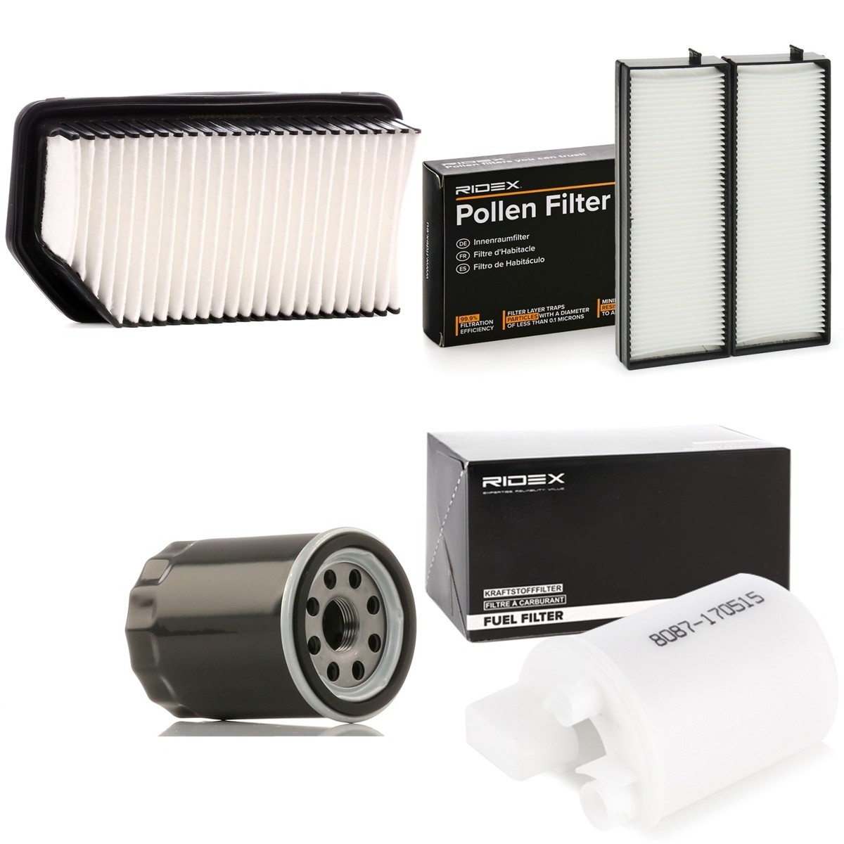 RIDEX 4055F25885 Filterset