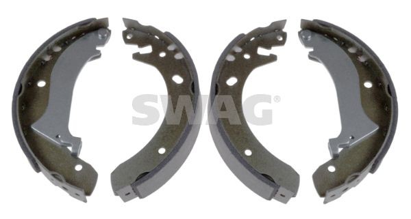 SWAG 33 10 2750: Stabdžių trinkelių komplektas galinė ašis, 254mm