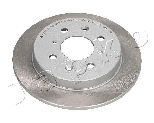 JAPKO 61417C: Δισκόπλακα Πίσω άξονας, Ø: 239mm, πλήρες, Ø: 239mm, βαμμένο