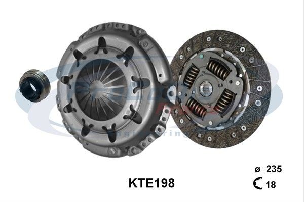 PROCODIS FRANCE KTE198: Kit frizione con cuscinetto disinnesto