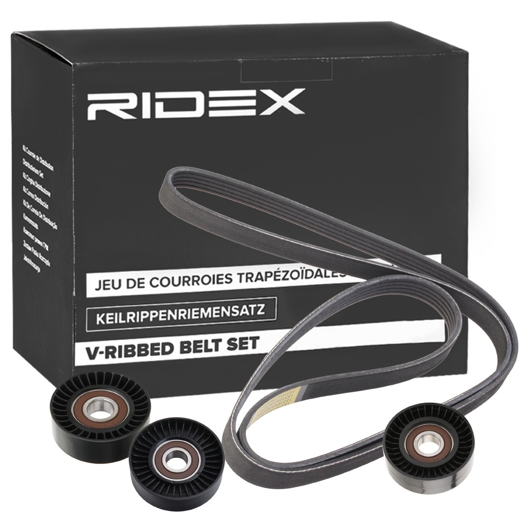 RIDEX 542R0721: Jeu de courroies trapézoïdales à nervures