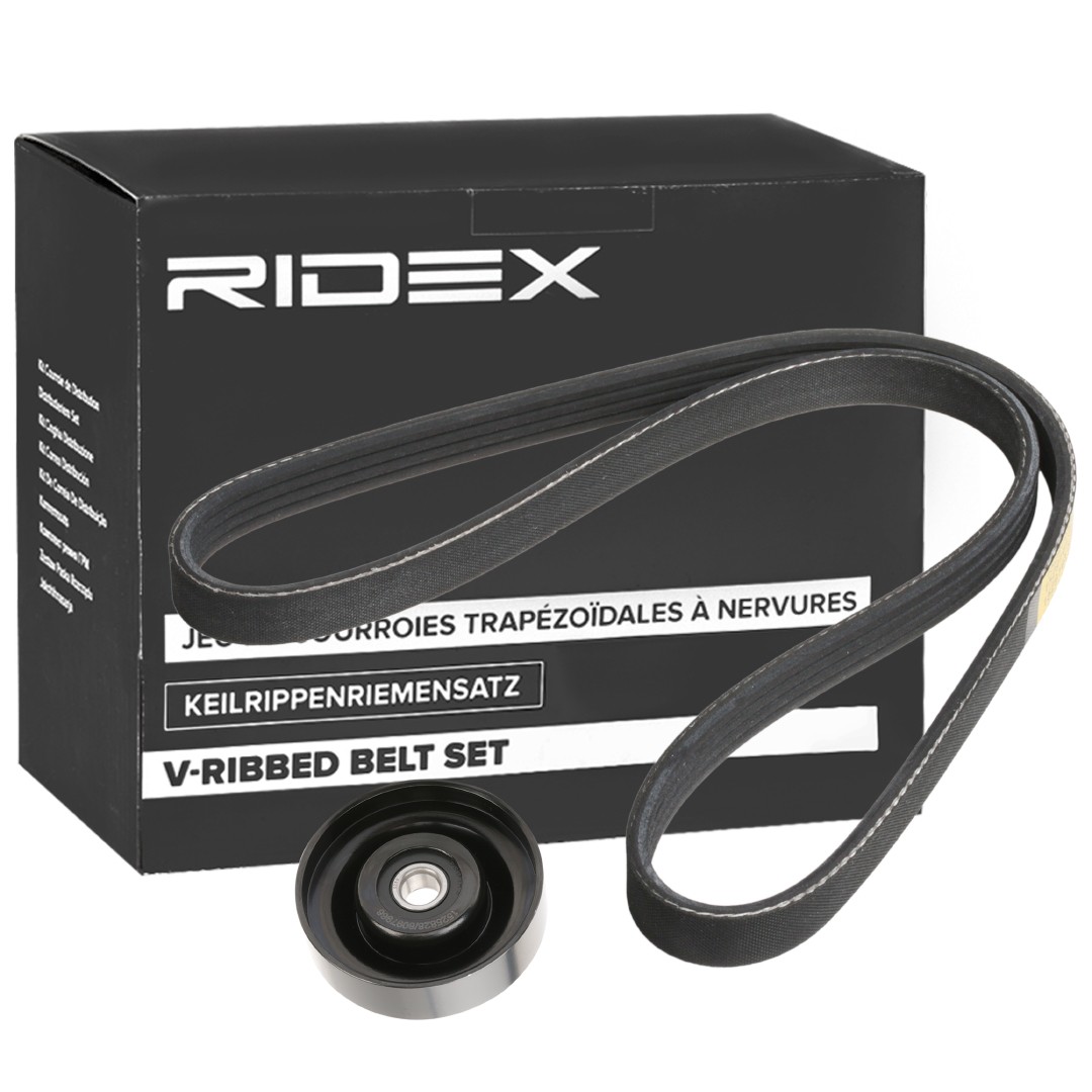 RIDEX 542R0755: V formos rumbuotas diržas, komplektas