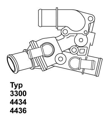 WAHLER 4436.80D: Termostat, lichid racire 80°C, cu etansare