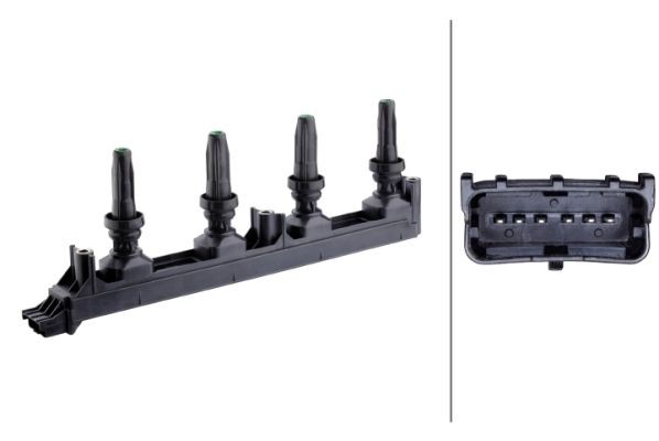 HELLA 5DA 358 168-051: Süütepool 14V, 6-poolsus