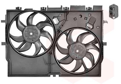 VAN WEZEL 0982749: Ventilátor chladenia motora s elektromotorom