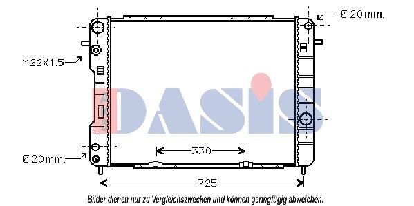 AKS DASIS 150029N: Chłodnica, układ chłodzenia silnika