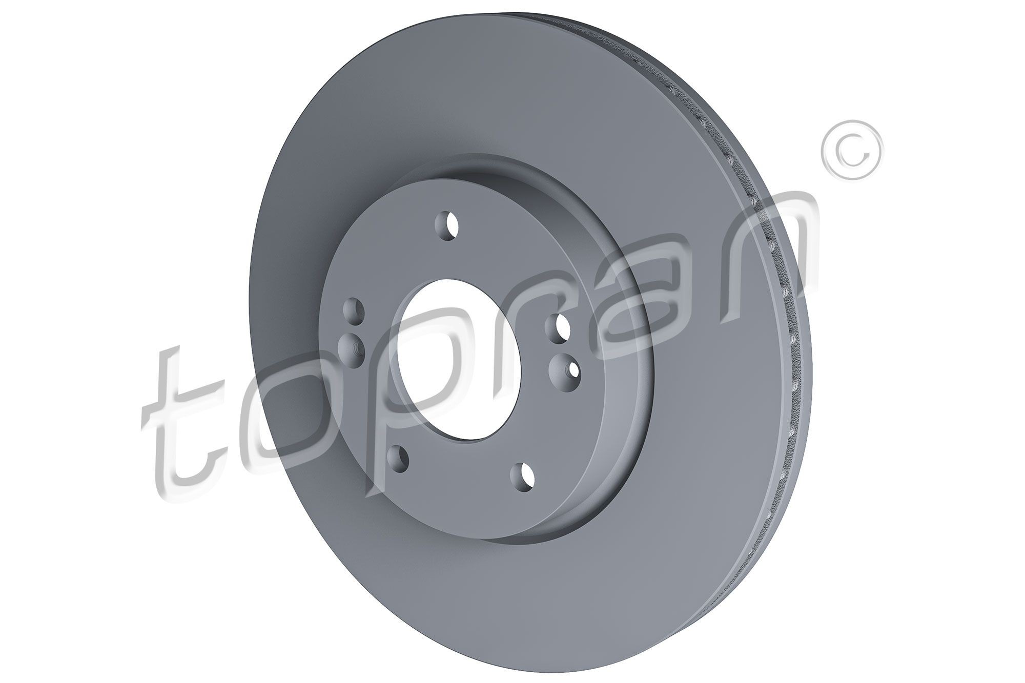 TOPRAN 631 173: Brzdový kotúč COATED predna naprava, Ø: 288mm, vetraný, Ø: 288mm, potiahnutá