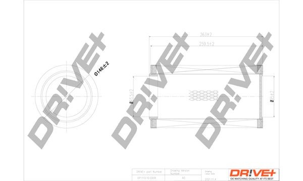 Dr!ve+ DP1110.10.0204: Filtro aria