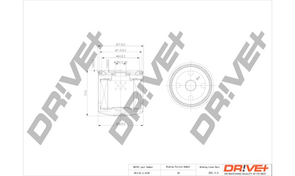 Dr!ve+ DP1110.11.0139: Filtru ulei