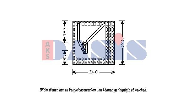 AKS DASIS 820283N: Evaporator, aer conditionat