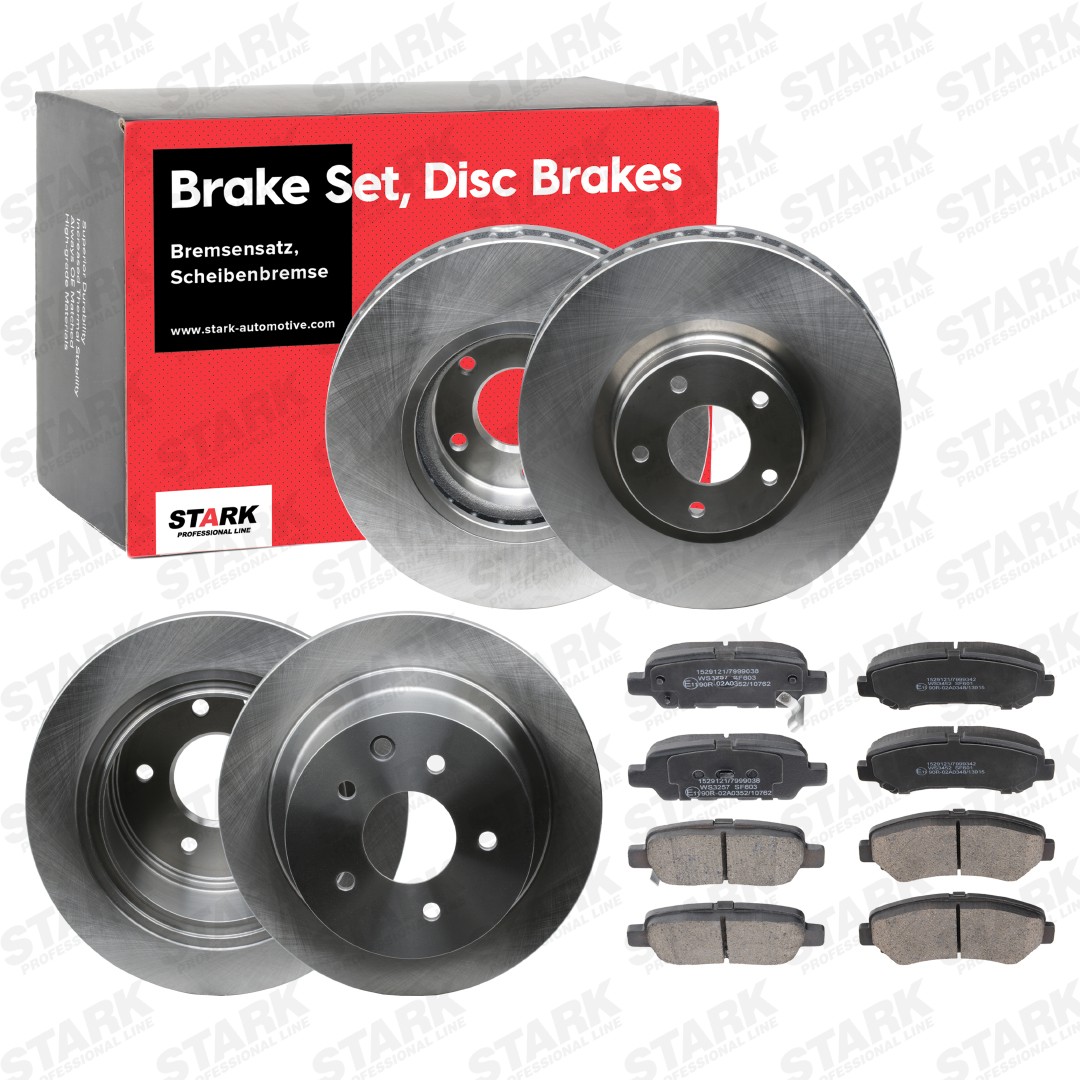 STARK SKBK-10991559: Pidurikomplekt, ketaspidur Esisild, Ø: 292mm, täis