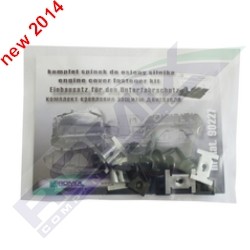 ROMIX 90227: Elemento de sujeción, cubierta motor