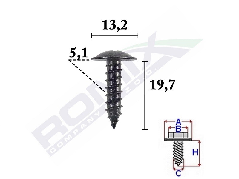 ROMIX C70593: Surub