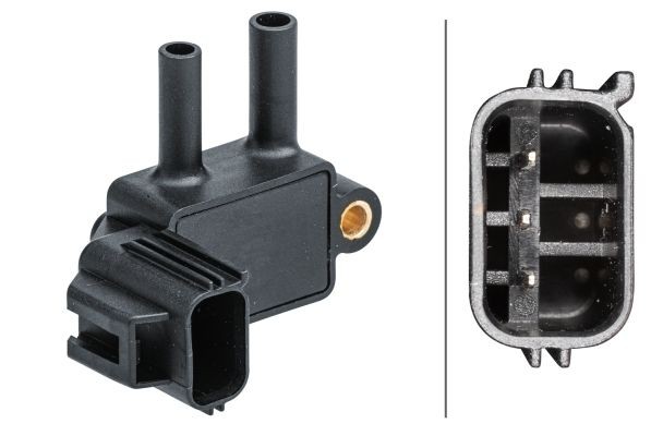 HELLA 6PP 009 409-601: Sensor, udstødningstryk