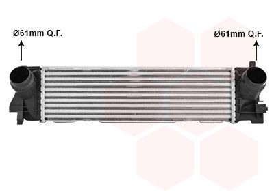 VAN WEZEL 06014721: Intercooler