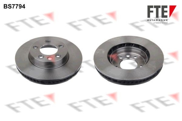 FTE 9071004: Piduriketas esisild paremal, Ø: 330mm, õhutusega, Ø: 330mm