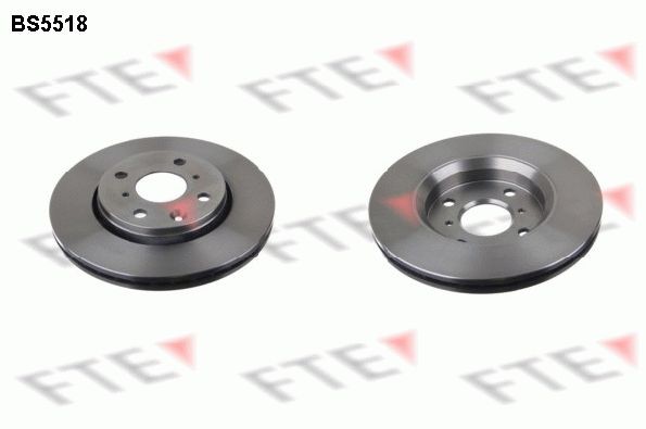 FTE 9072525: Bremseskive foraksel, Ø: 247mm, ventileret, Ø: 247mm, med skrue