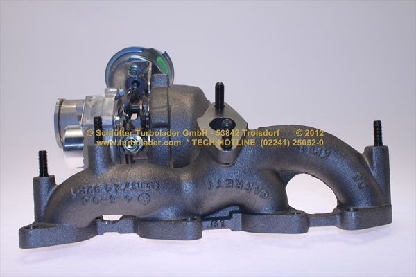 SCHLÜTTER TURBOLADER 166-00921 D: Turboaggregat PROFI KIT D - with new org. GARRETT Turbo