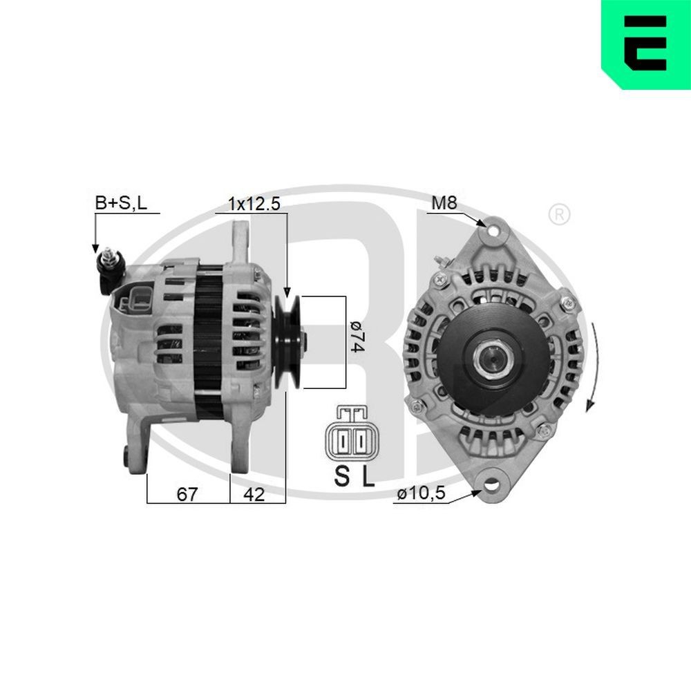 ERA 209621A: Laturi 60A