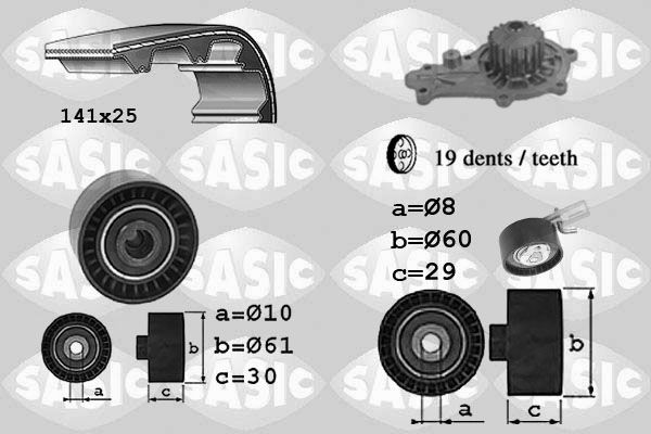 SASIC 3906097: Kit de distribution + pompe à eau