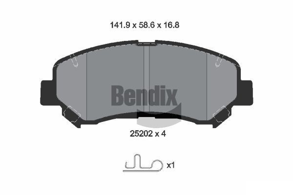 BENDIX Braking BPD1143: Bremžu kluči ar piederumiem