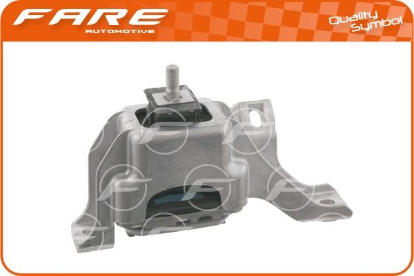 FARE SA 16554: Motorophæng højre, Aluminium, Gummi
