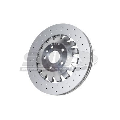 SHW Performance AFX44531: Piduriketas Esisild, Ø: 370mm, sisemine õhutus, kaheosaline piduriketas, augustatud/karestatud, Ø: 370mm, kaetud