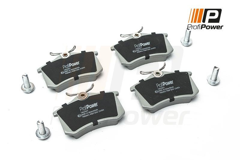 ProfiPower 1B2001: Комплект спирачно феродо, дискови спирачки