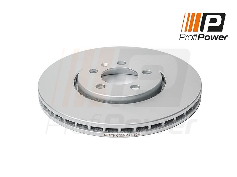 ProfiPower 3B1028: Stabdžių diskas Ø: 288mm, ventiliuojama, Ø: 288mm