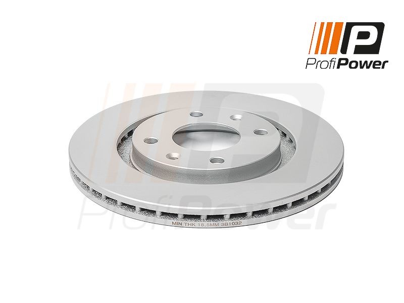ProfiPower 3B1032: Brzdový kotouč R: 266mm, větráno, R: 266mm