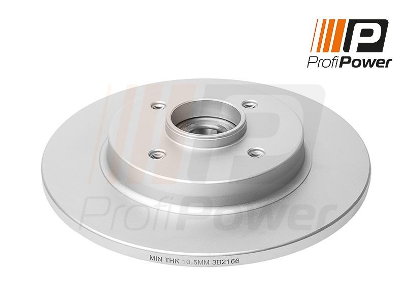 ProfiPower 3B2166: Piduriketas Ø: 268mm, täis, Ø: 268mm, koos ABS-andurirõngaga