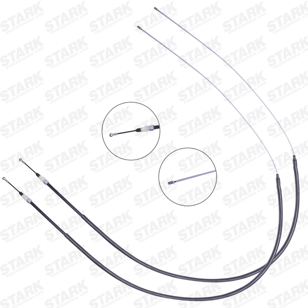 STARK SKCPB-1051146: Handremkabel Links achter, Rechts achter, 2164/1330+2164/1330mm, 2164/1330+2164/1330mm