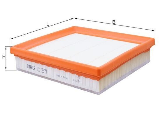 MAHLE ORIGINAL LX 2871: Ilmansuodatin