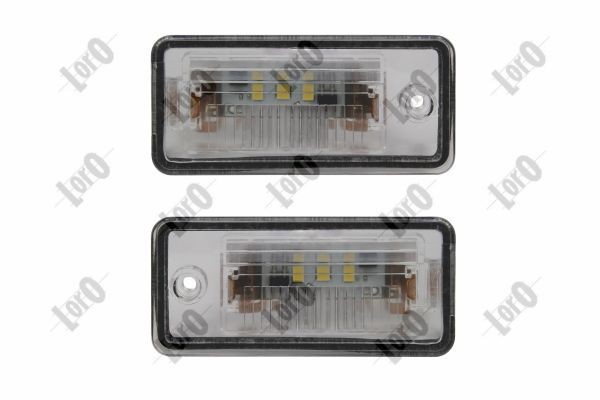 ABAKUS 003-07-902LED: Nummerpladelys på begge sider, uden pære