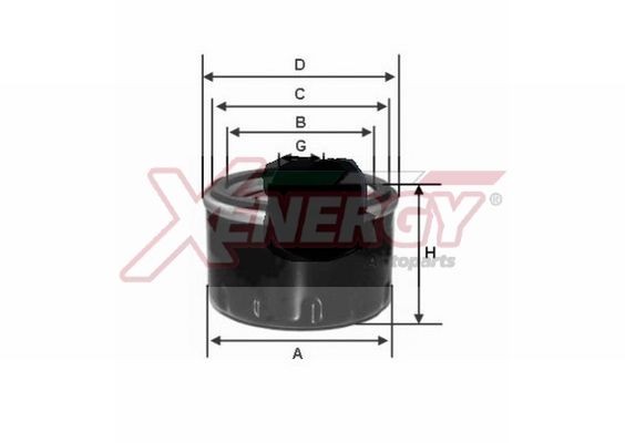 AP XENERGY X1537500 Ölfilter