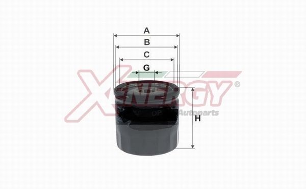 AP XENERGY X159534: Eļļas filtrs