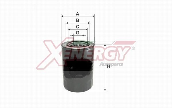 AP XENERGY X159636: Eļļas filtrs