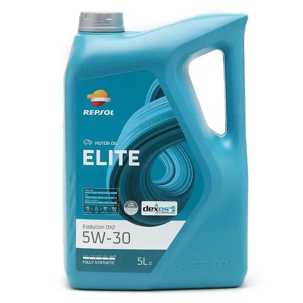REPSOL RPP0050IFB: Mootoriõli ELITE EVOLUTION DX2 5W-30 5l, 5W-30 ELITE, Evolution DX2