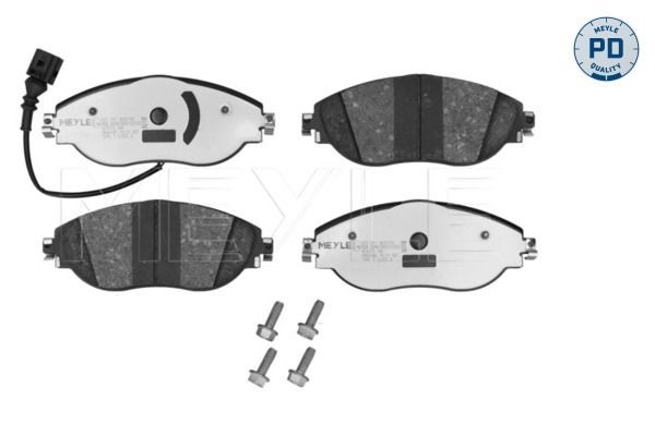 MEYLE 025 247 3820/PD: Piduriklotsid MEYLE-PD: Advanced performance and design. Esisild, koos kokkusurumisvastase plekiga