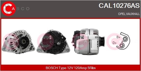 CASCO CPC76009AS: Trykomformer, udstødningsstyring