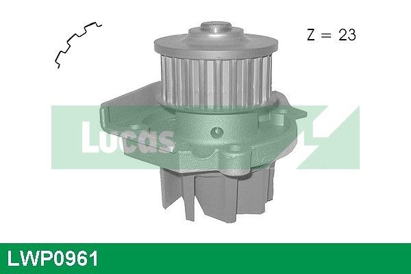 LUCAS LWP0961: Ūdenssūknis Zobu skaits: 23