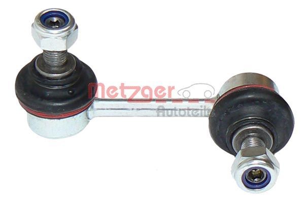METZGER 53047013: Tyc / vzpera, stabilisator Levá zadní náprava, 80mm, s maticemi, COMPETENCE KIT