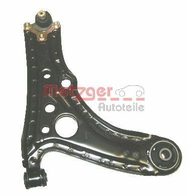 METZGER 58012302: Brat, suspensie roata Axa fata dreapta, cu articulatie de sarcina/ghidare, cu bucsa de cauciuc, COMPETENCE KIT