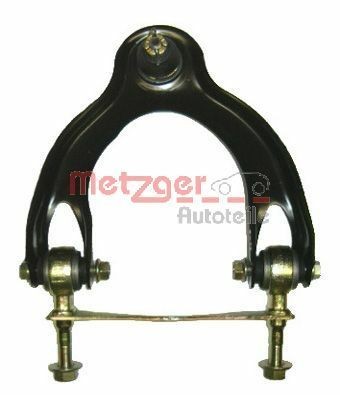 METZGER 58045901: Носач, окачване на колелата горе, на предната ос отляво, с гумен тампон, с шарнир на носача/накрайник, COMPETENCE KIT