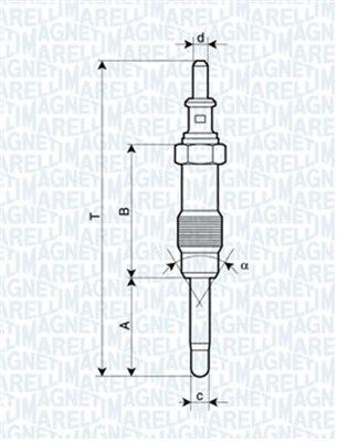 MAGNETI MARELLI 062900046304: Candeletta
