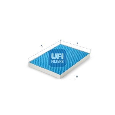 UFI 34.263.00: Interieurfilter ARGENTIUM Met antibacteriële werking