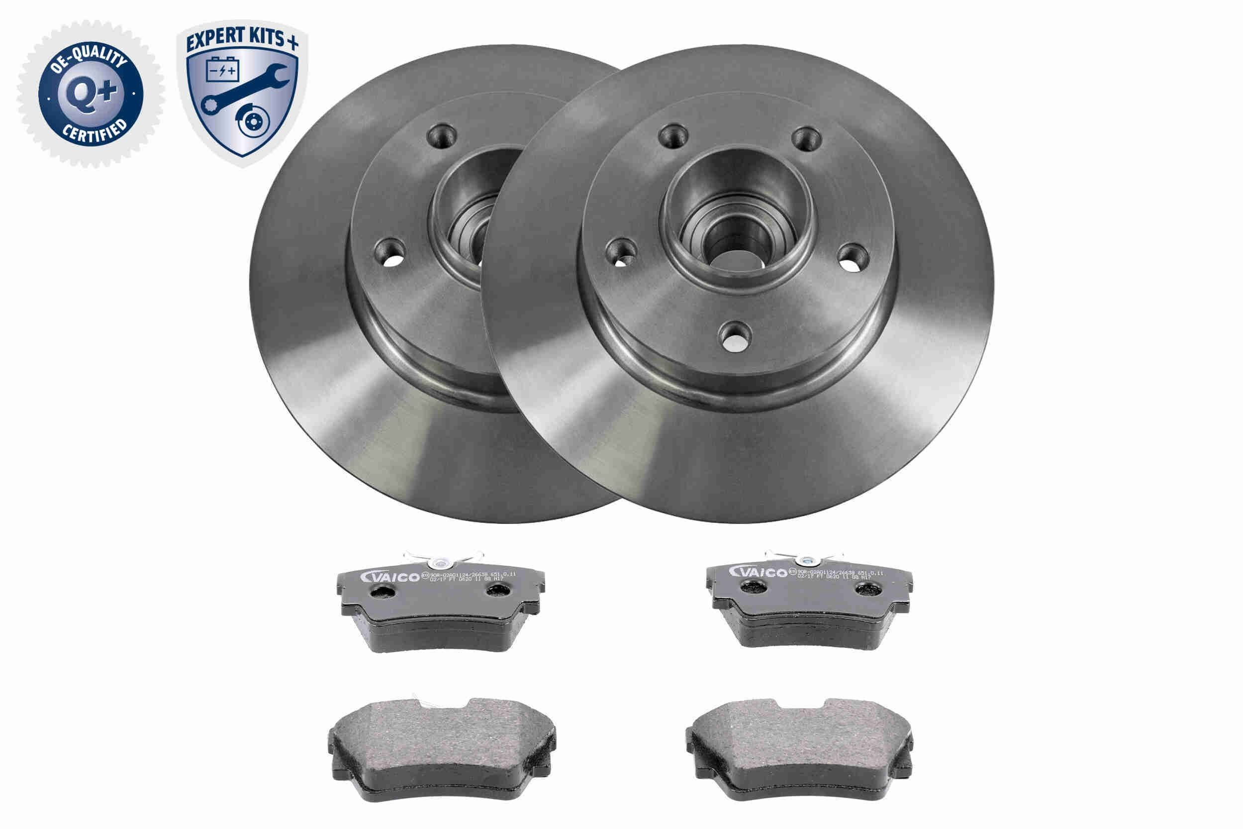 VAICO V40-2120: Pidurikomplekt, ketaspidur EXPERT KITS + Tagasild, Ø: 280mm, täis, koos piduriklotsidega